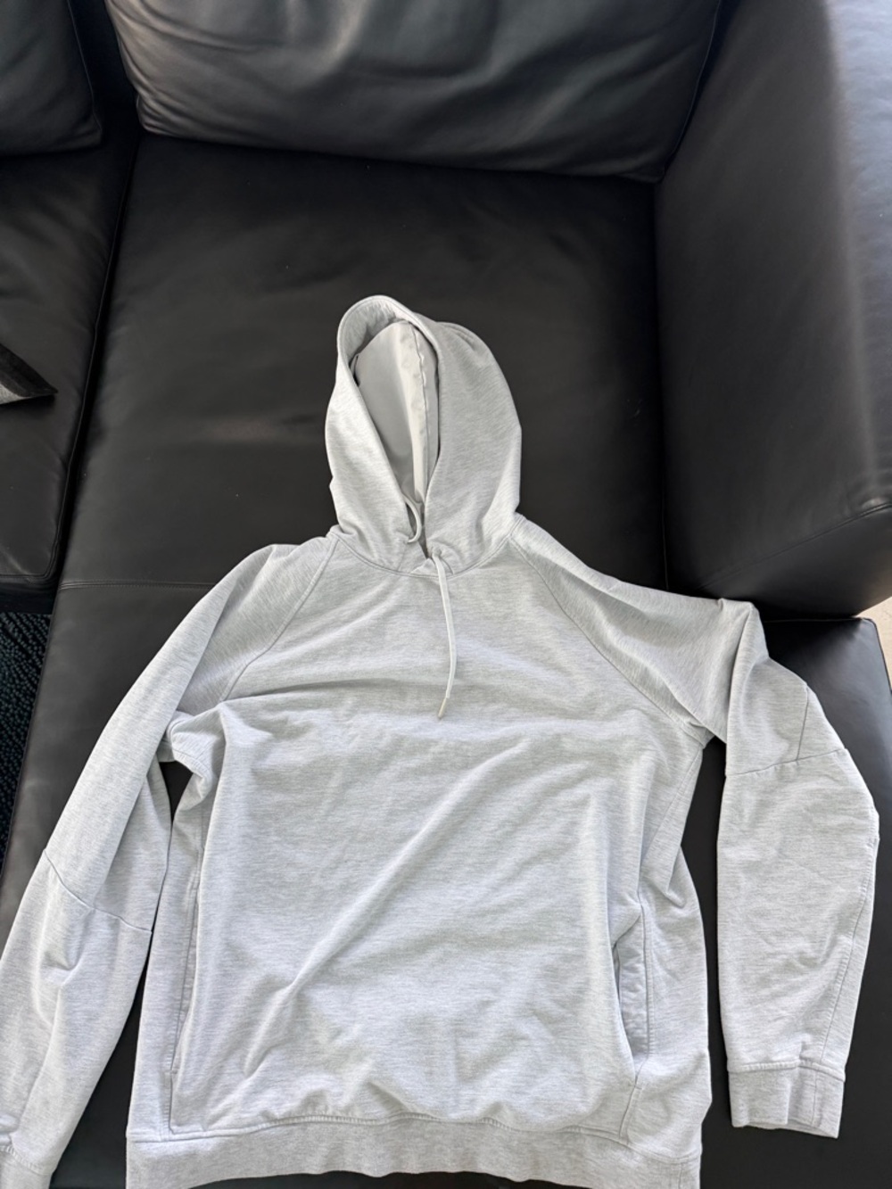 lululemon athletica Light Gray Pullover Hoodie